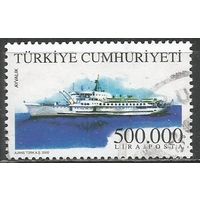 Турция. Пассажирский пароход "Ayvalik". 2002г. Mi#3324.