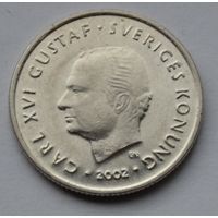 Швеция, 1 крона 2002 г.