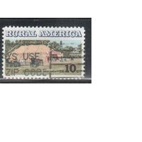США-1974, (Мих.1154) , гаш. , Сельская Америка(одиночка)