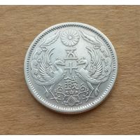 Япония, 50 сенов 1922 г., серебро 0.720, период Тайсё (1912-1926)