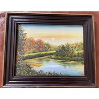 Михеева В.Н. Пейзаж х/м 27х20