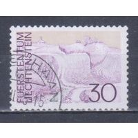 [1206] Лихтенштейн 1973. Ландшафт. Гашеная марка.