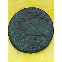 Солид (боратинка) 1665 г. литовский герб. Ян II Казимир(3), отметка МД- TLB, платок на шее рыцаря, без мц.