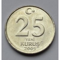Турция, 25 куруш 2005 г.