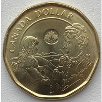 Канада 1 доллар 2024 г. 150 лет со дня рождения Люси Мод Монтгомери. Простая