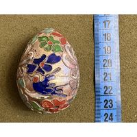 Металлическое яйцо в эмалях