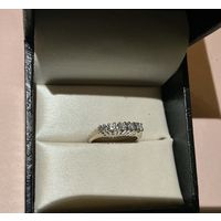 Кольцо дорожка Бриллианты белое золото 585 Германия