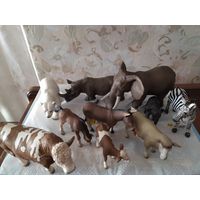 ФИГУРКИ  ЖИВОТНЫХ ШЛЯЙХ(ГЕРМАНИЯ) +паззл Равенсбургер"Ферма" одним лотом