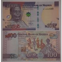 Нигерия 100 найра 2014 года UNC