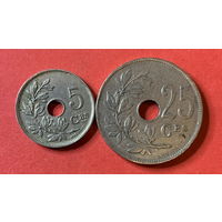 Бельгия, 2 монеты BELGIQUE