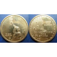 США. 1 доллар 2019. N2 Американские инновации. Энни Джамп Кэннон. Делавэр. Минтмарка  D.