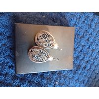 Серьги серебро фирмы Monet USA, распродажа коллекции, с рубля