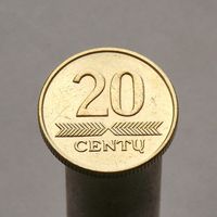 Литва 20 центов 1997
