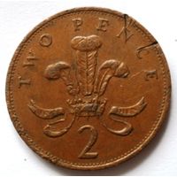 2 пенса 1986 Великобритания