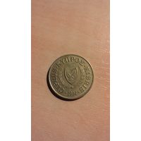 Кипр, 20 центов 1991.