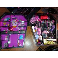 Кукла Monster High Draculaura Locker Case от Mattel. Полная коллекция.