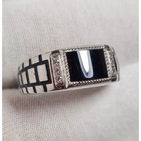 С РУБЛЯ! много лотов, Кольцо перстень-печатка, серебро 925