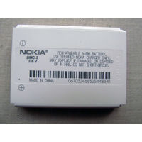 Батарея Nokia BMC-3 для Nokia 3310 3330 Оригинал с голограммой Б/У Последний раз использовалась года три назад. Работала нормально. Потом у телефона слетела прошивка и он лежал без использования