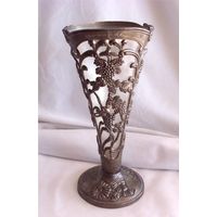 Салфетница Ваза для салфеток со вставкой Серебрение 03