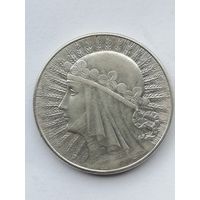 10 злотых 1932год.Ядвига.
