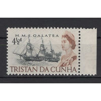 Тристан да Кунья /Tristan da Cunha 1965** Парусный корабль Елизавета II