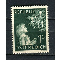 Австрия - 1953 - Рождество - [Mi. 994] - полная серия - 1 марка. MNH.  (Лот 19Gy)-T4P31
