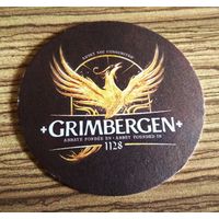 Подставка под пиво (бирдекель) Grimbergen.