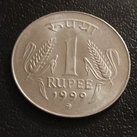 Индия 1 рупия 1999г.