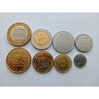 Западная Африка полный набор 8 монет 1, 5, 10, 25, 50, 100, 200, 500 франков