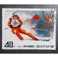 Марка КНДР 1987 год Олимпийские игры