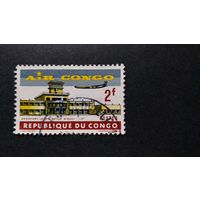 КОНГО\ 87с\ САМОЛЕТ . Аэропорт Леопольдвиль