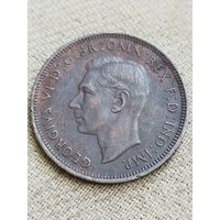 Распродажа - 1/2 пенни 1943г.,Георг 6,Великобритания