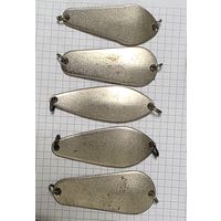 Набор блесен ПОЛТАВА СССР ОДНИМ ЛОТОМ 5 ШТУК