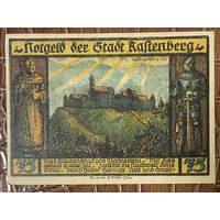 Нодгельд 75 пфеннигов 1921 год. Растенберг. Веймарская республика