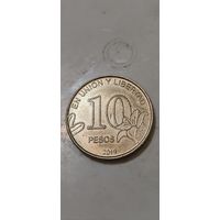 Аргентина 10 песос 2019