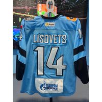 Свитер хоккейный игровой #14 LISOVETS (альтернативный)