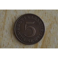 Эстония 5 сентов 1931 с 1 руб