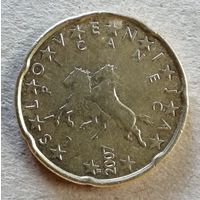Словения 20 евроцентов 2007 г., KM# 72