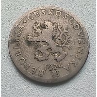 Чехословакия 20 геллеров, 1924   7-6-53