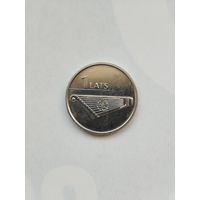 1 лат Латвия. Кокле.