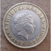 Великобритания 2 фунта 2005 г., 60 лет окончанию Второй мировой войны, KM# 1056