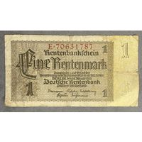 Банкнота 1 марка 1937 год. Веймарская республика