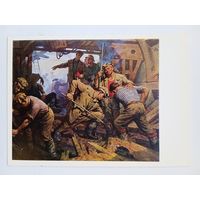 Соцреализм. Щербаков. Строители подземной Москвы