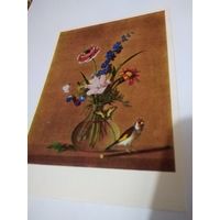 Открытка 1976г. Художник Ф. П. Толстой.