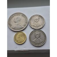 Сборный лот сатанги Тайланда. Лот состоит из 4-х монет. Монеты не чищены. 45260