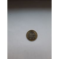 Индия 75 лет независимости 10 рупий 2025 хайдарабад