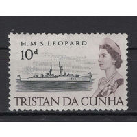 Тристан да Кунья /Tristan da Cunha 1965** Корабль Елизавета II