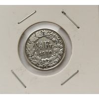 1/2 франка 1920 г. С рубля