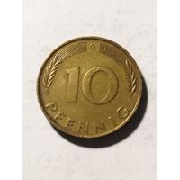 Германия 10 пфенинг 1972 G