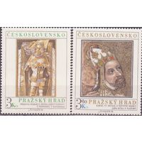 Чехословакия 1978 Живопись (Пражский Град) мих 2442/3 **(ДЕК